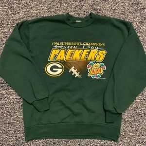 Vintage 90s Green Bay Packers Crewneck Super Bowl